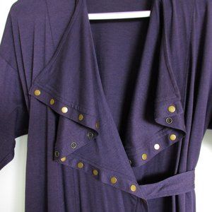 French Connection Denim - Purple Jersey Wrap Dress